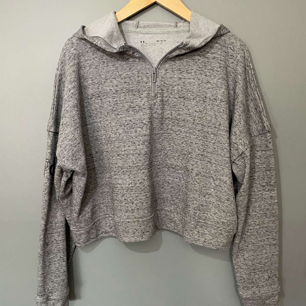 Under Armour 1/2 Zip Crop Hoodie